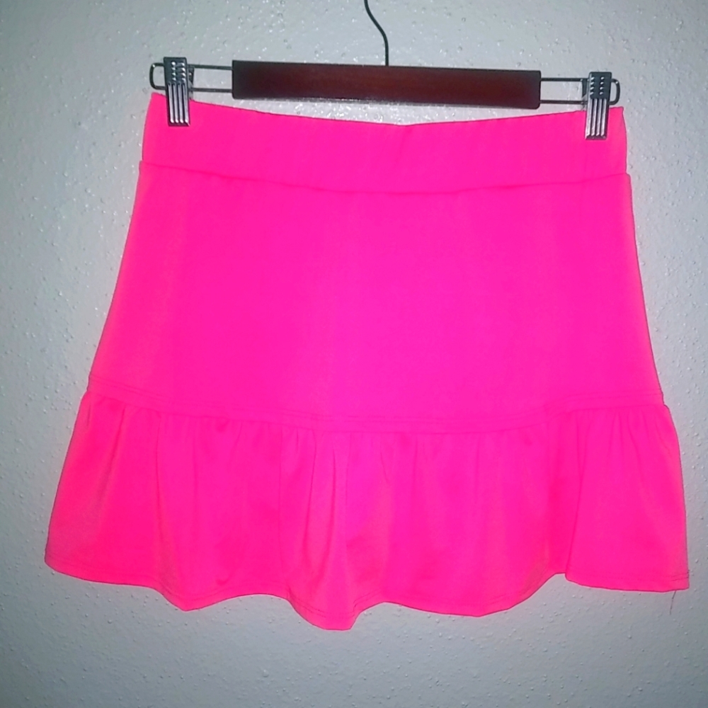 Jennaration Boutique S Tennis Golf Pickleball Barbiecore Pink Neon Skort